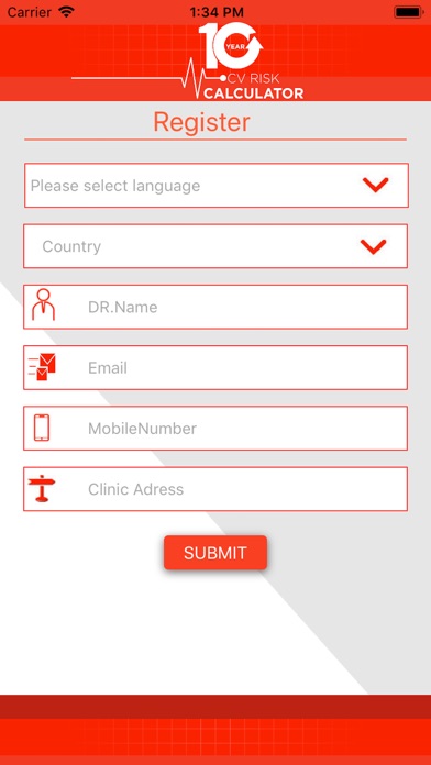 10 Year CV Risk Calculator screenshot 2