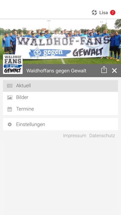 Waldhoffans gegen Gewalt