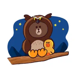 Jungle Brown - LINE FRIENDS app icon