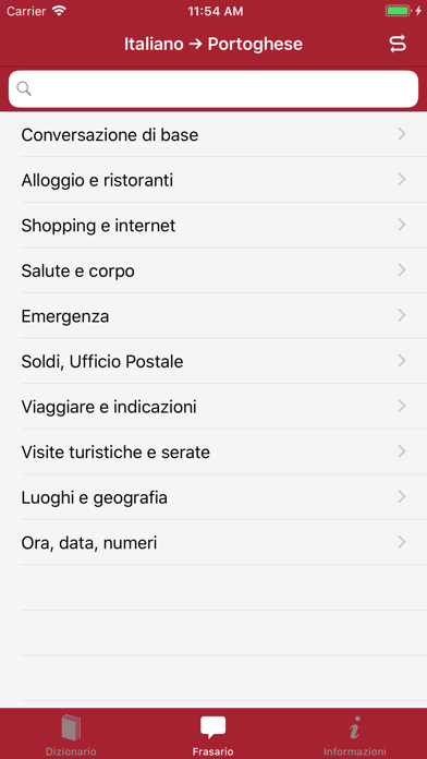 Accio: Italian-Portuguese Screenshot