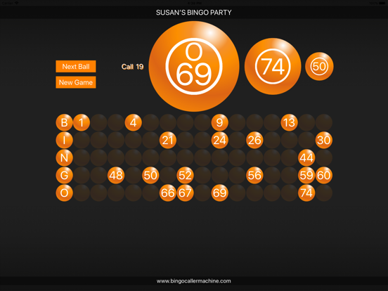 Bingo Caller Machine iPad app afbeelding 3