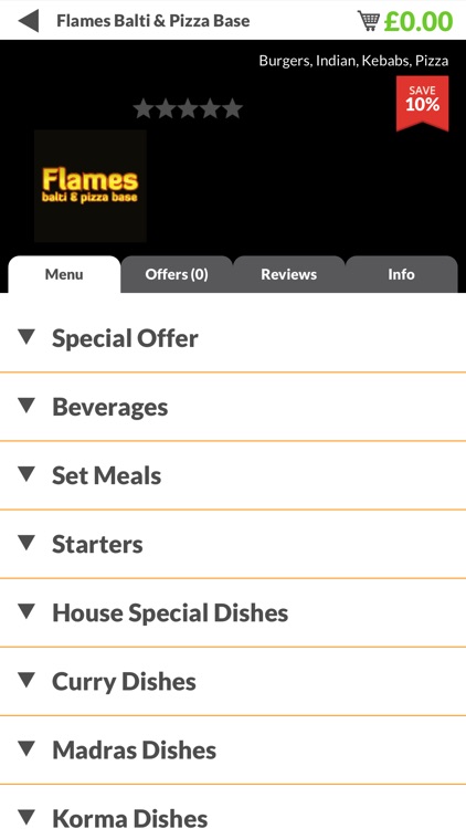 Flames Balti & Pizza Base