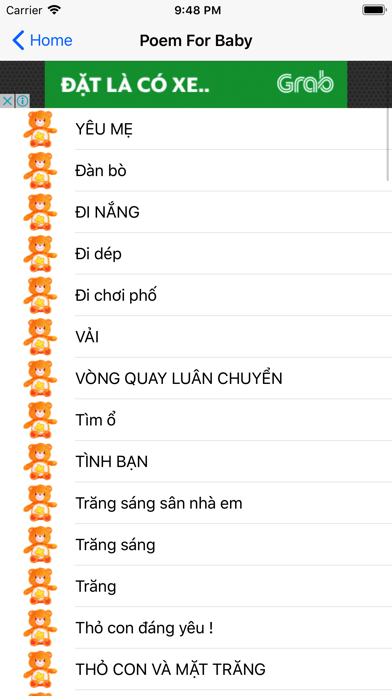 Screenshot #2 pour Thơ Cho Bé