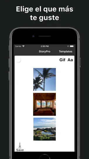 Captura de pantalla de StoryPro - Editor De Historias en iPhone 6