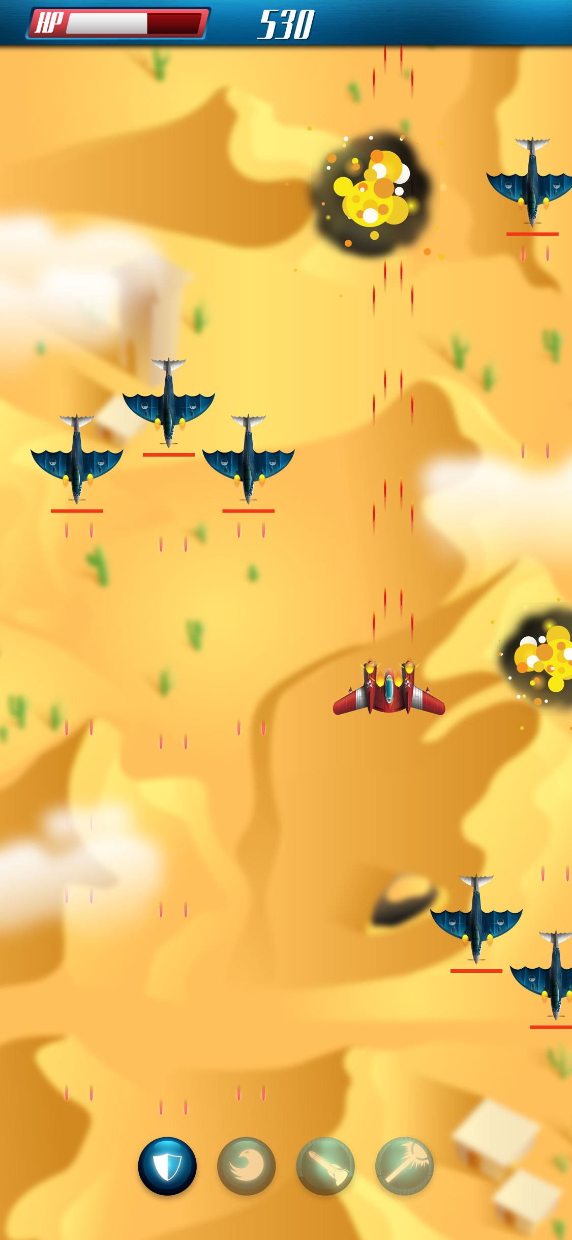 TapSquadron - Red Falcon screenshot 5