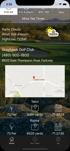 Game screenshot Grayhawk Golf Club Tee Times apk