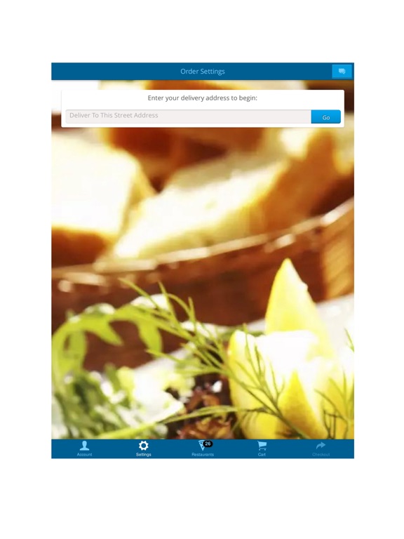 The Delivery Chef. iPad screenshot 2 - Food & Drink app