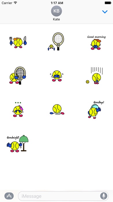 TennisMoji - Tennis Emoji Sticker screenshot 3