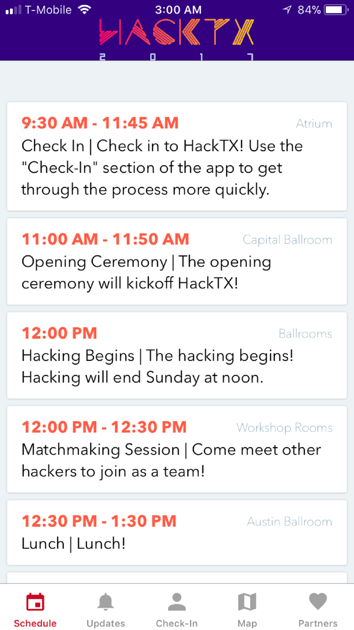 HackTX 2017 screenshot 4