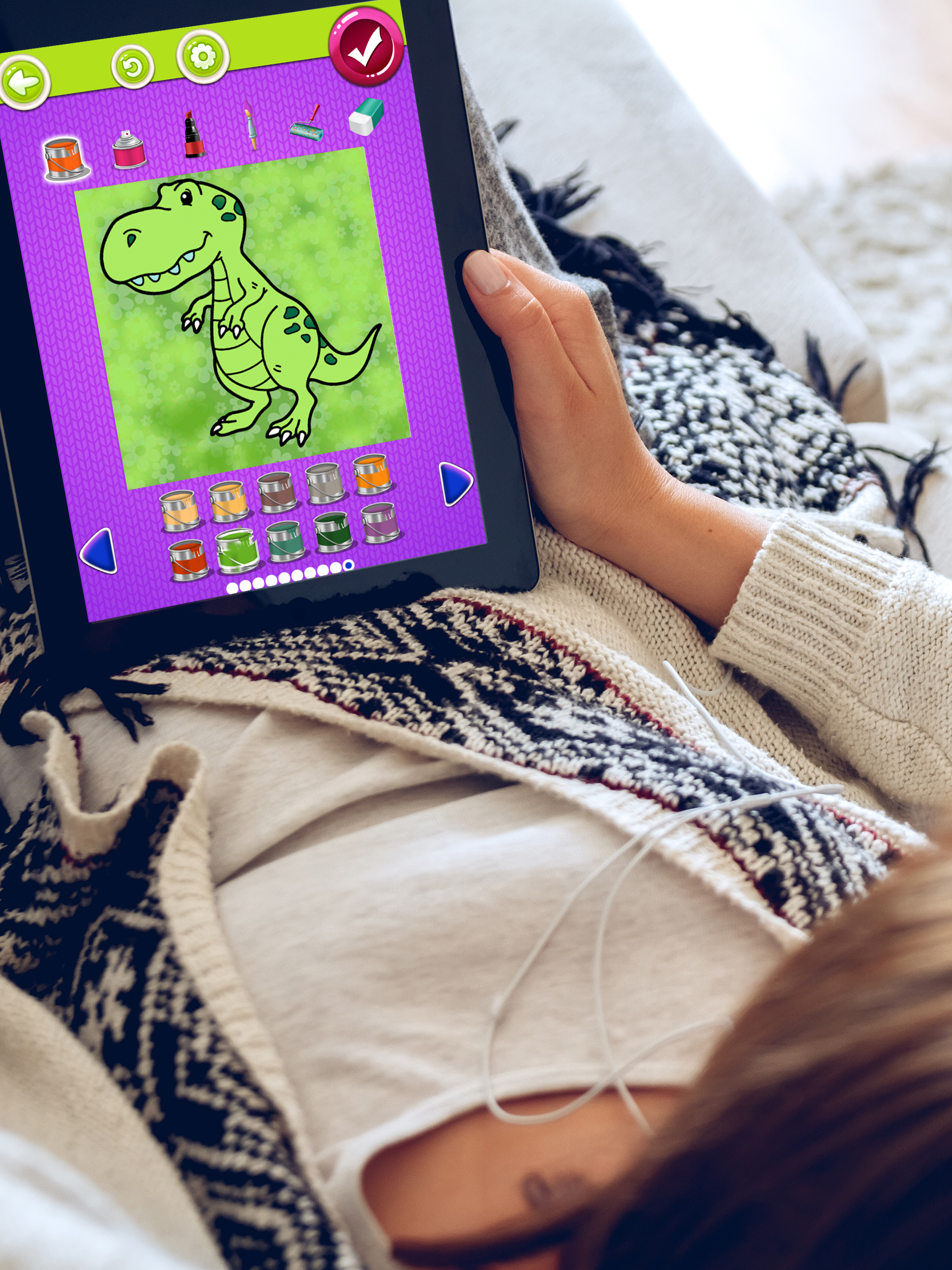 Dinosaur Coloring Book Pages screenshot 6