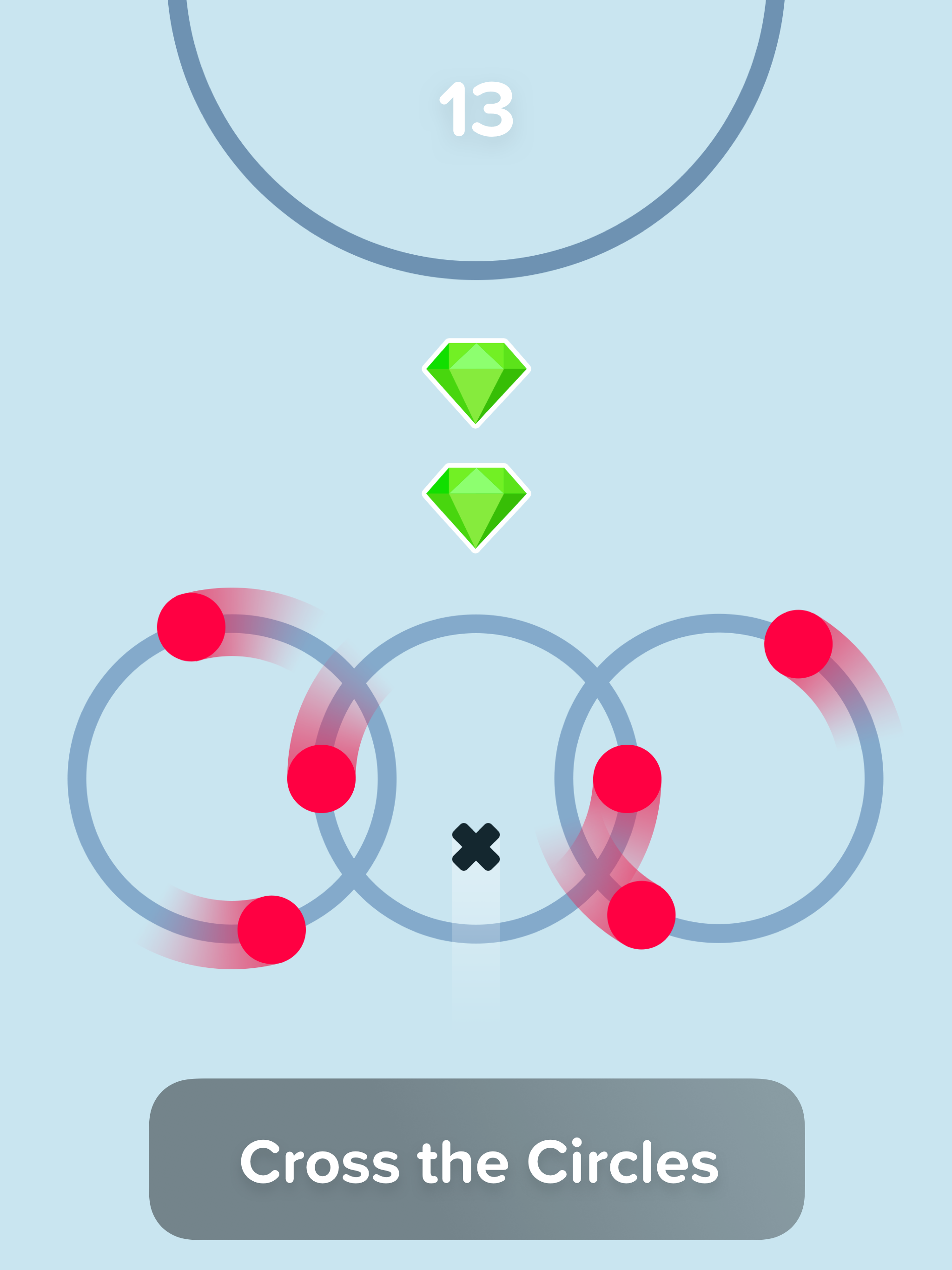 Circle Jumps: Through the Dots