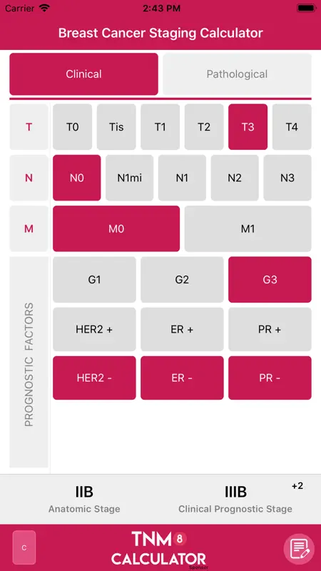 TNM8 Breast Cancer Calculator screenshot 3 of 5