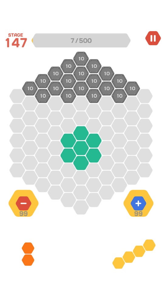 #2. Hexa Block King (iOS) 由: MOBIRIX