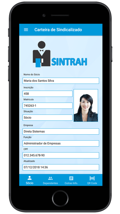 Screenshot #2 pour Carteirinha SINTRAH PE