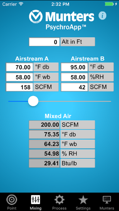 Screenshot #2 pour Munters PsychroApp
