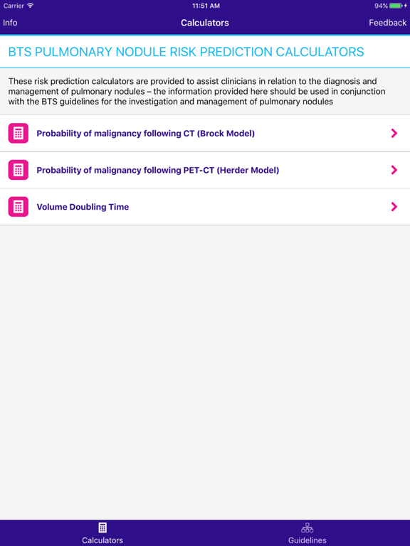 Screenshot #5 pour Pulmonary Nodule Risk
