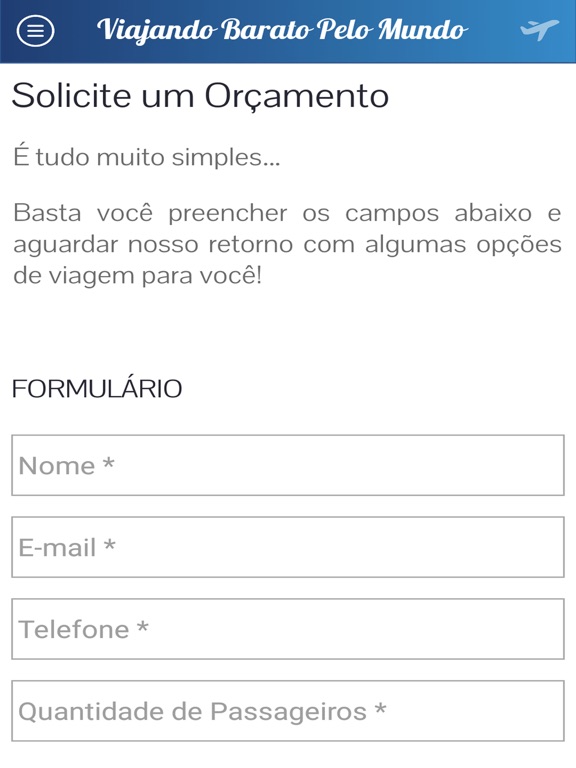 Viajando Barato Pelo Mundo iPad screenshot 4 - Travel app