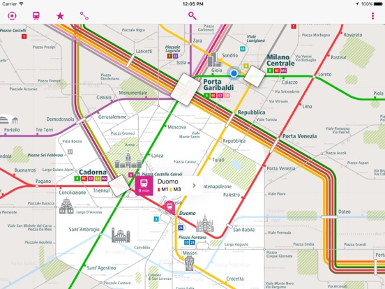 Screenshot #4 pour Milan Rail Map Lite