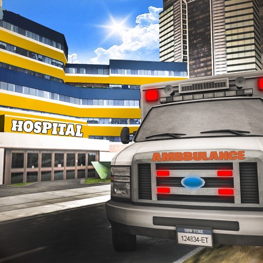 City Ambulance Driving Game 2017: Emergency Racing icon