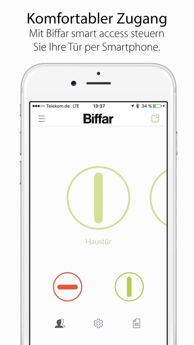 Biffar smart access screenshot 2