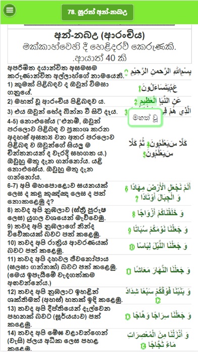 Quran in Sinhala W2W screenshot 3