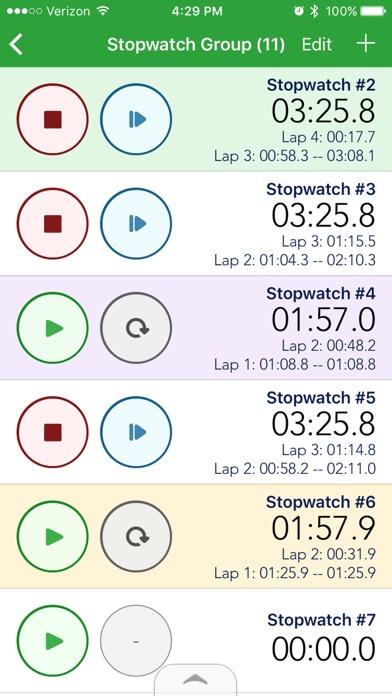 Stopwatch Groups screenshot 4