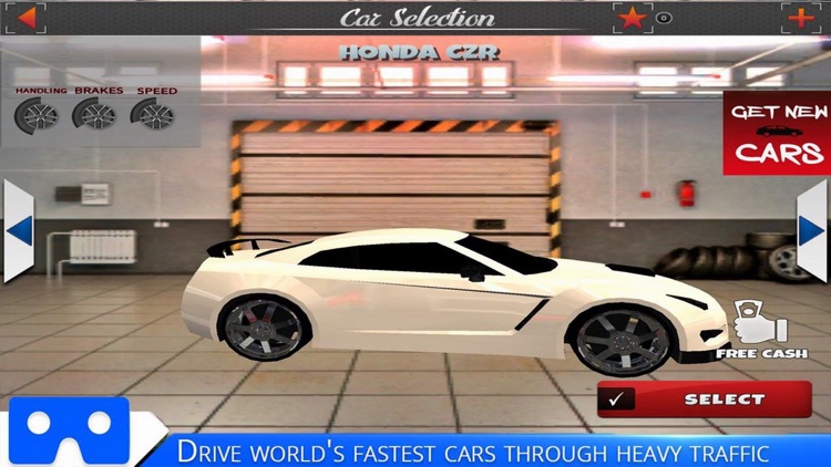 VR Racing Car Highway