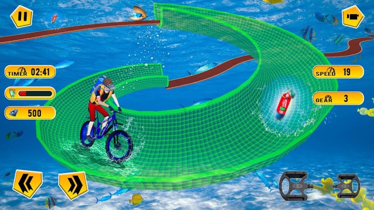 Water Park MMX Bicycle Rider screenshot-4