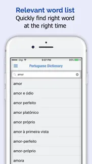 portuguese dictionary elite iphone screenshot 2