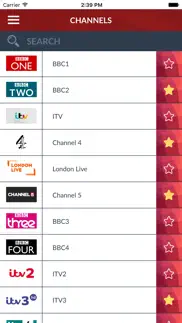 tv-guide united kingdom (uk) iphone screenshot 1