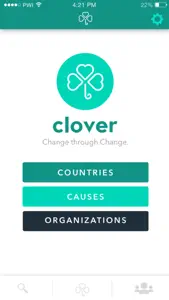 Clover Giving screenshot #1 for iPhone