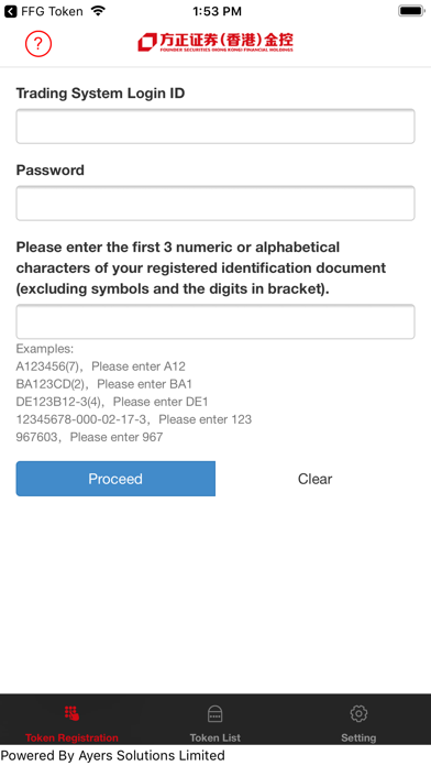 FOUNDER Token app screenshot 2