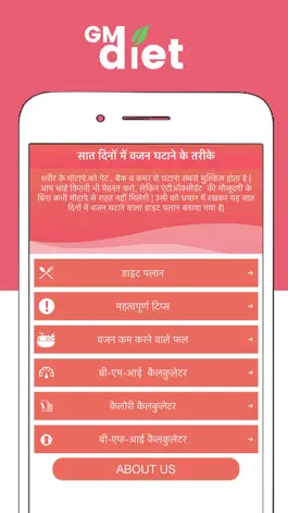 Game screenshot Gm Diet Plan apk