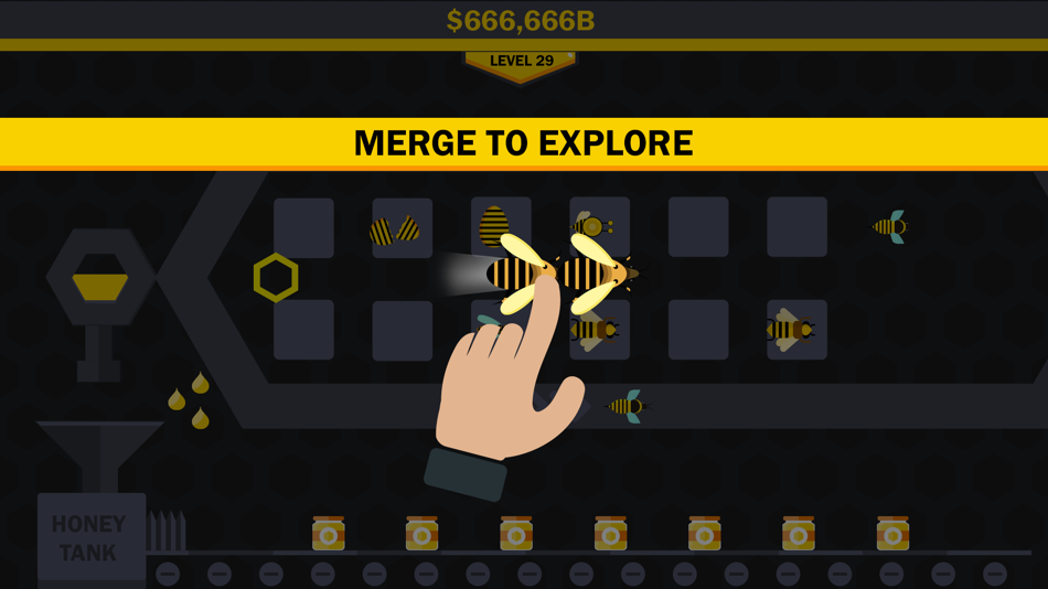 #2. Hive Factory : Merge Honey Bee (iOS) 由: Hirakumar Patel