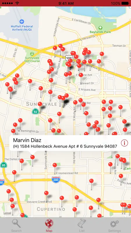Sex Offenders Search iPhone screenshot 2 of 5