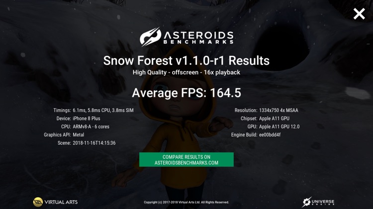 Snow Forest Benchmark screenshot-9