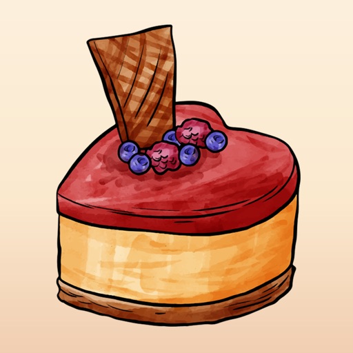 Yummy Yummy Cake Stickers icon