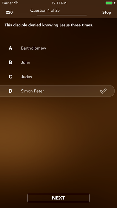 Screenshot #2 pour Giant Bible Trivia Quiz
