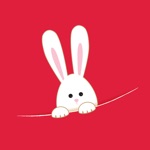 Happy Easter Bunny and Egg Emoji