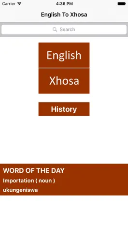 Game screenshot English To Xhosa Dictionary mod apk