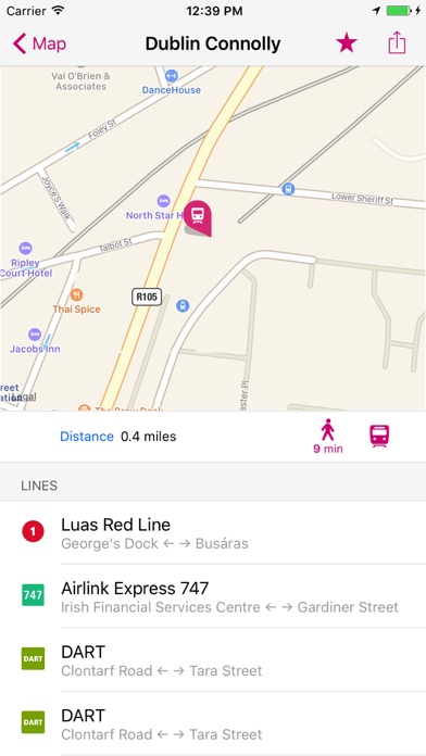 Screenshot #2 pour Dublin Rail Map Lite