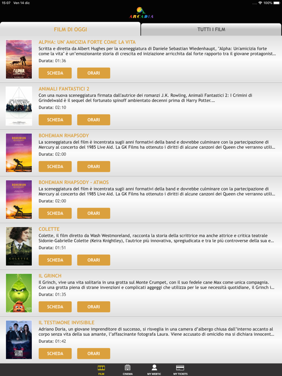 Screenshot #5 pour Webtic Arcadia Cinema