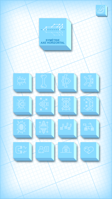Screenshot #2 pour Exercices de Symétrie Enfants