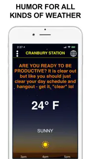 funnycast - funny weather iphone screenshot 1