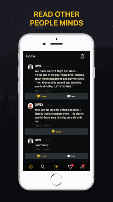 Screenshot #3 pour Owls - Night Owls Community
