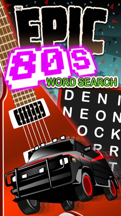 Epic 80s Word Search screenshot 1