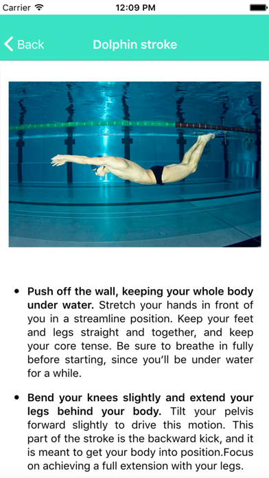 Swimming Master iPhone screenshot 5 - Sports app