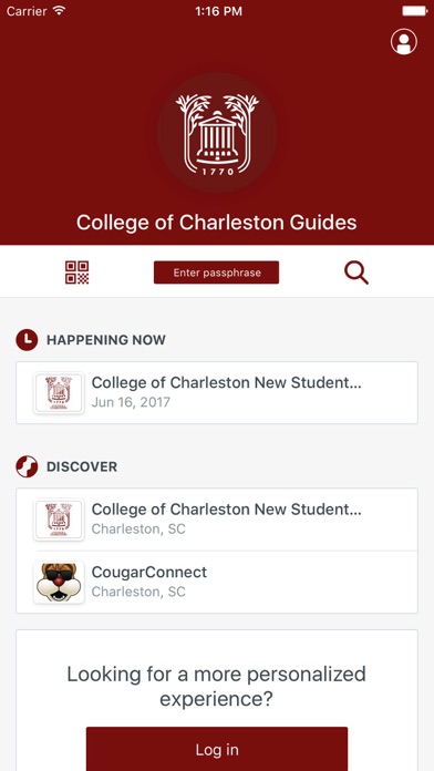 College of Charleston Guides screenshot 2