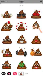 poop emoji stickers - cute poo iPhone Captures Décran 3