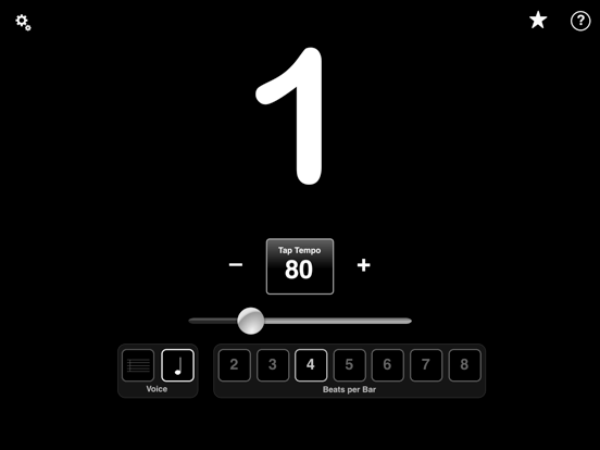 Screenshot #4 pour BeatSpeak Metronome Entry